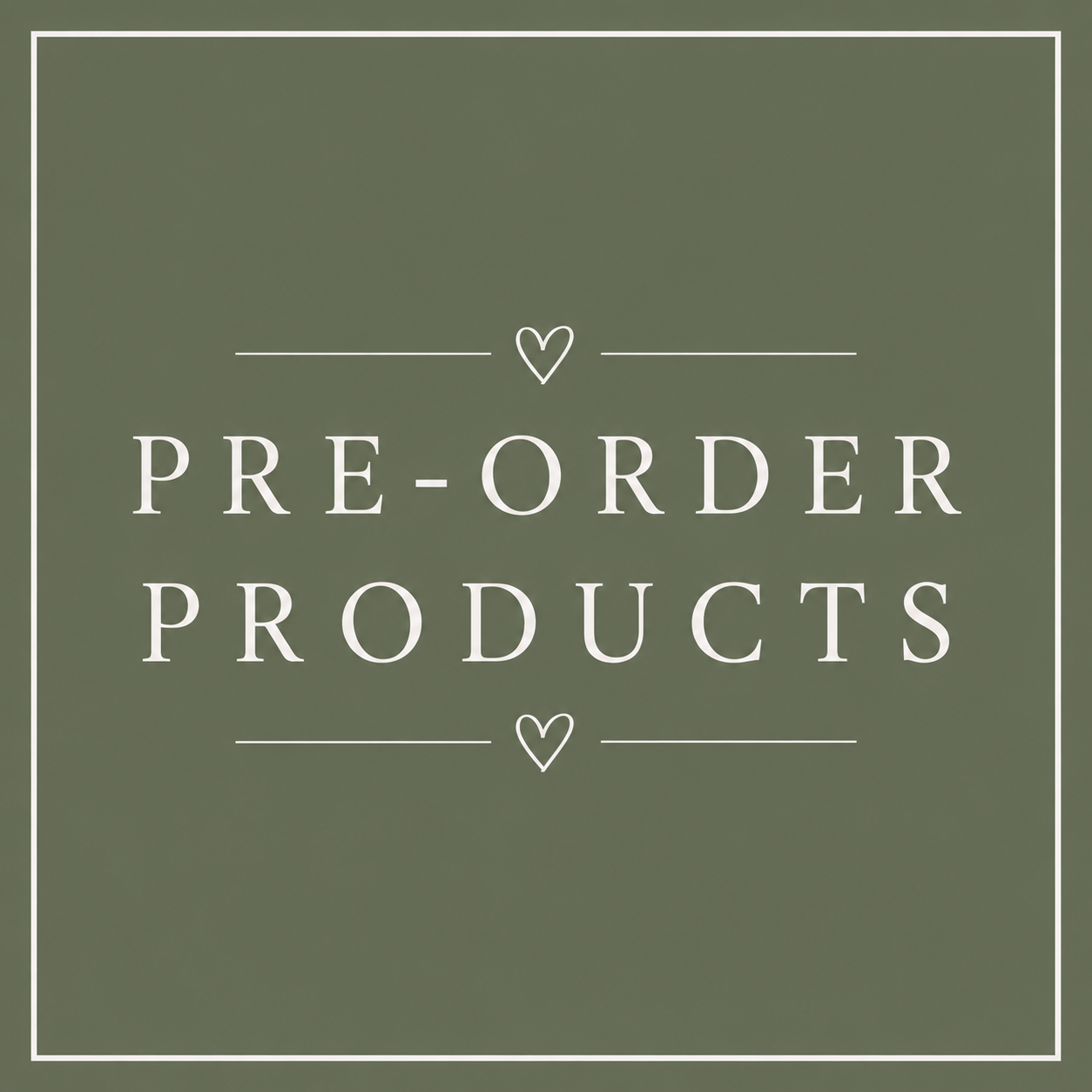 Pre-Order Products