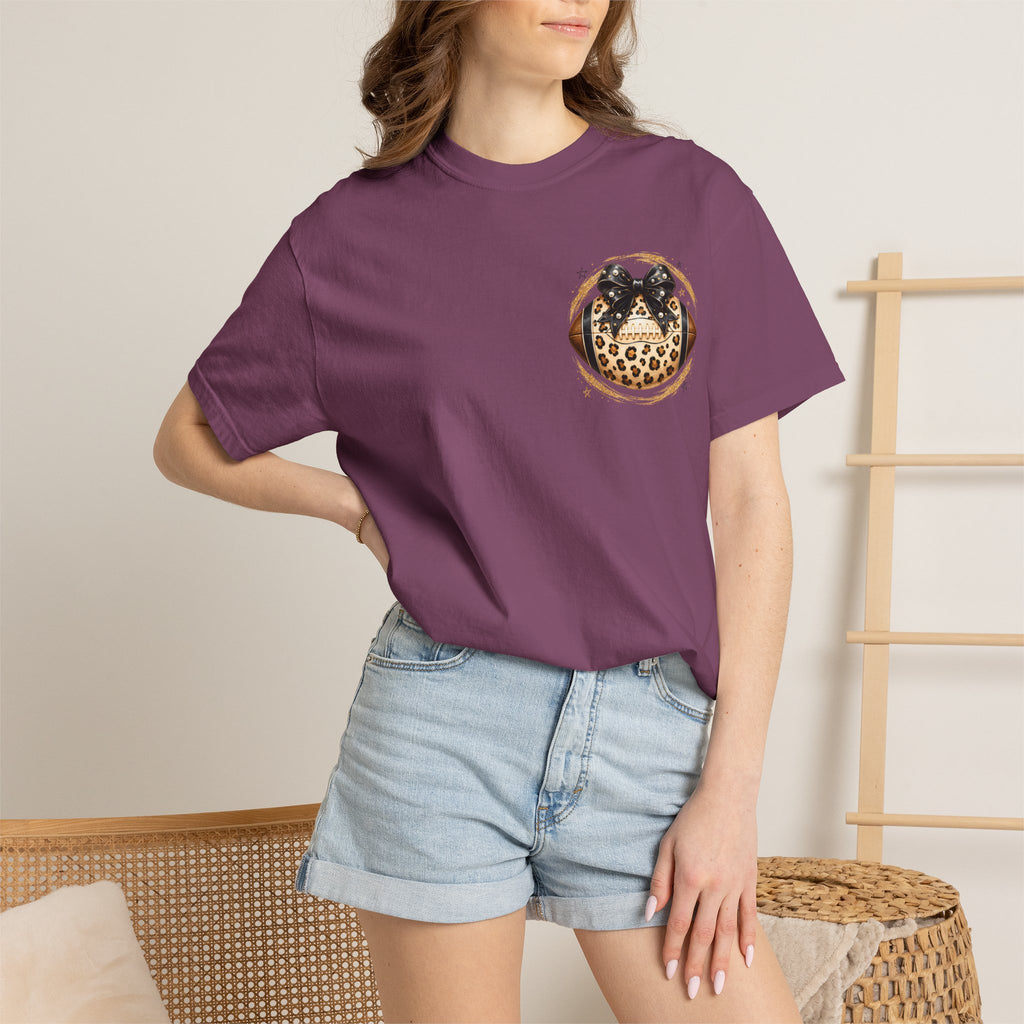 Football Hallelujah T-Shirt — Vintage Game Day Tee with Helmet & Pom Poms