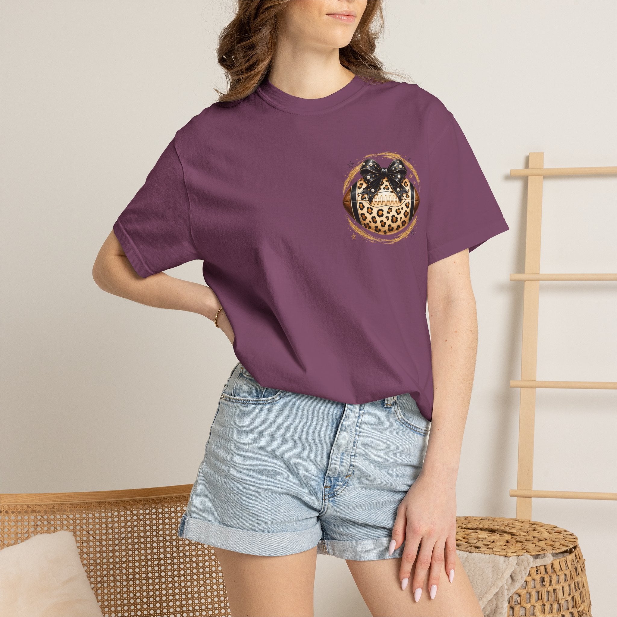 Football Hallelujah T-Shirt — Vintage Game Day Tee with Helmet & Pom Poms