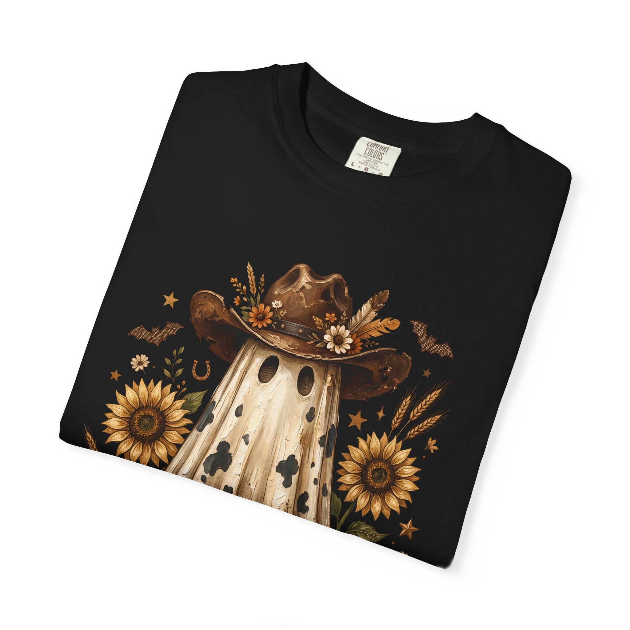 Ghost in Sunflower Cowboy T-Shirt