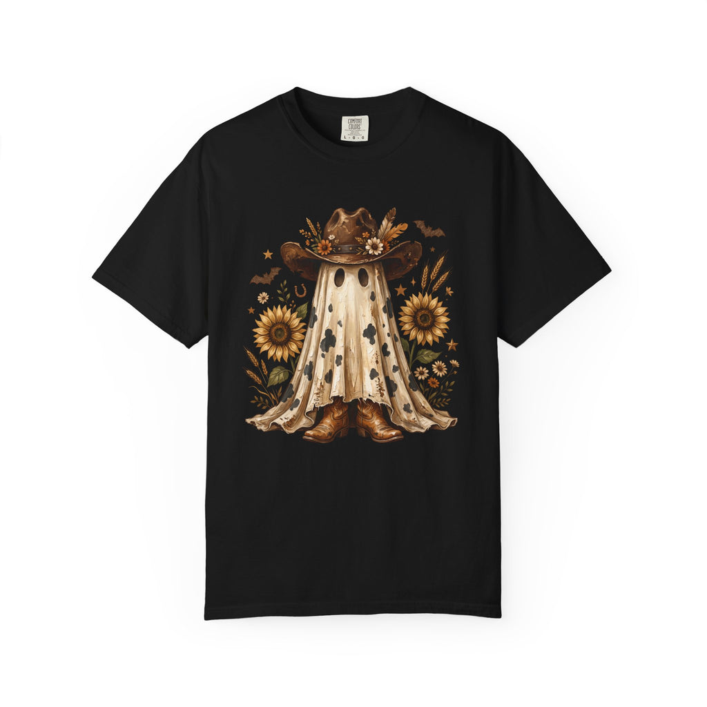 Ghost in Sunflower Cowboy T-Shirt