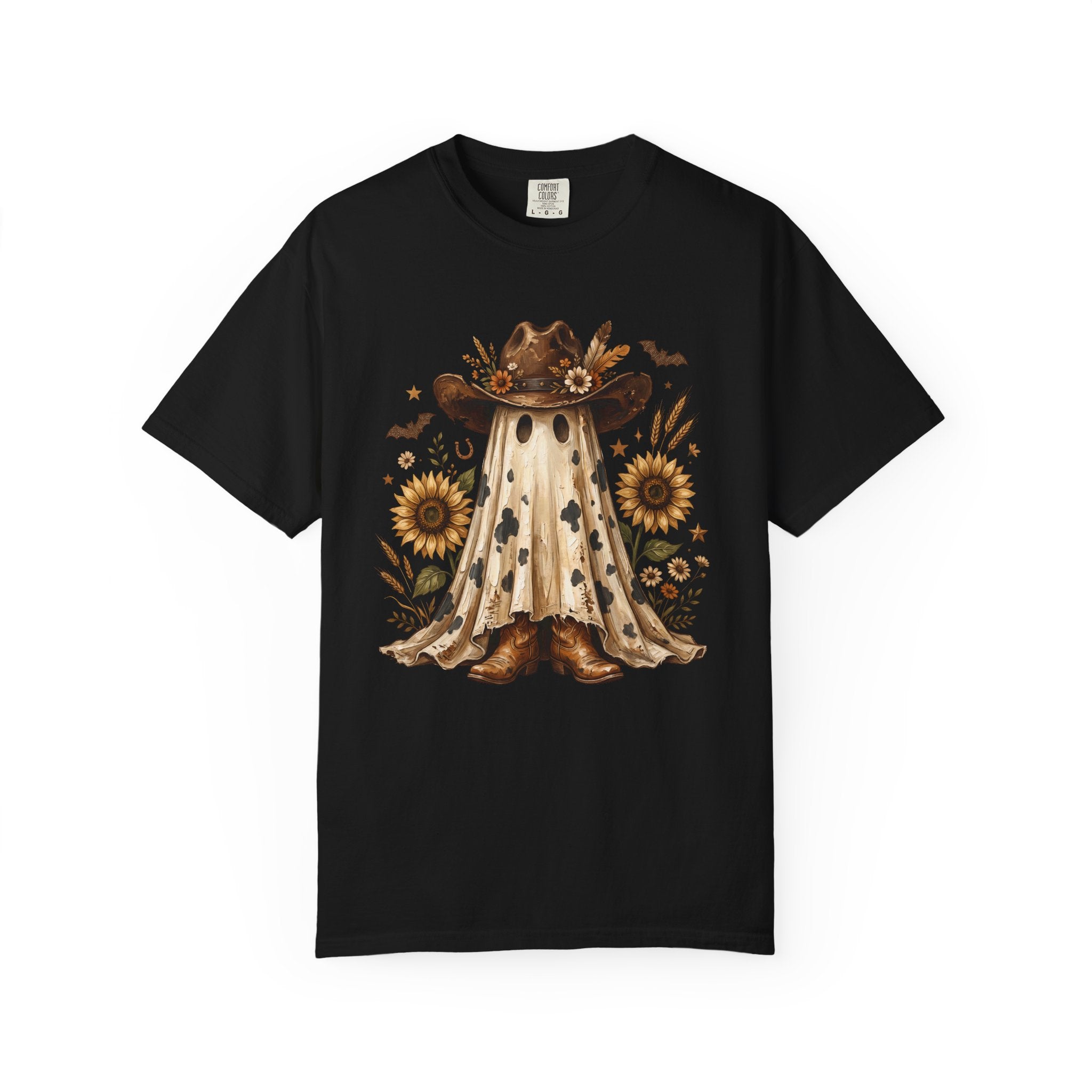 Ghost in Sunflower Cowboy T-Shirt