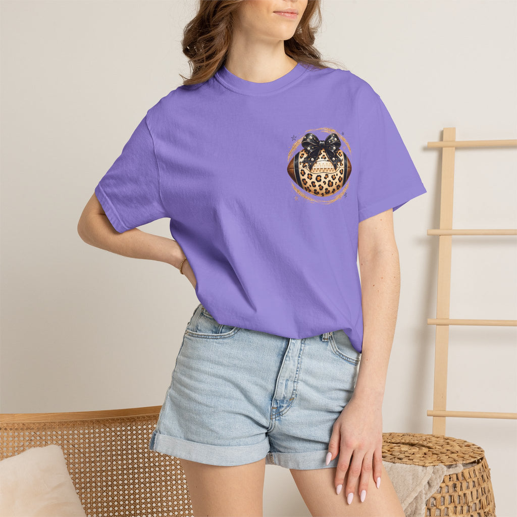 Football Hallelujah T-Shirt — Vintage Game Day Tee with Helmet & Pom Poms