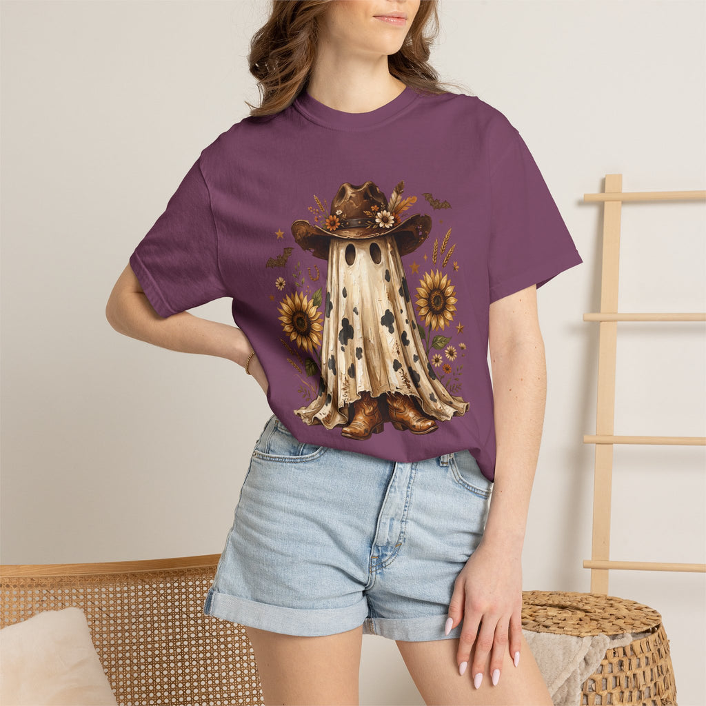 Ghost in Sunflower Cowboy T-Shirt