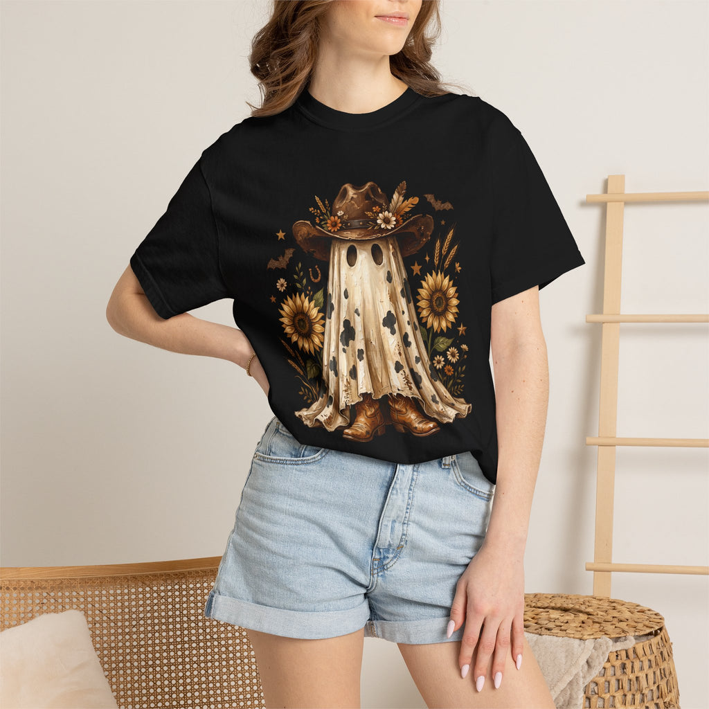 Ghost in Sunflower Cowboy T-Shirt