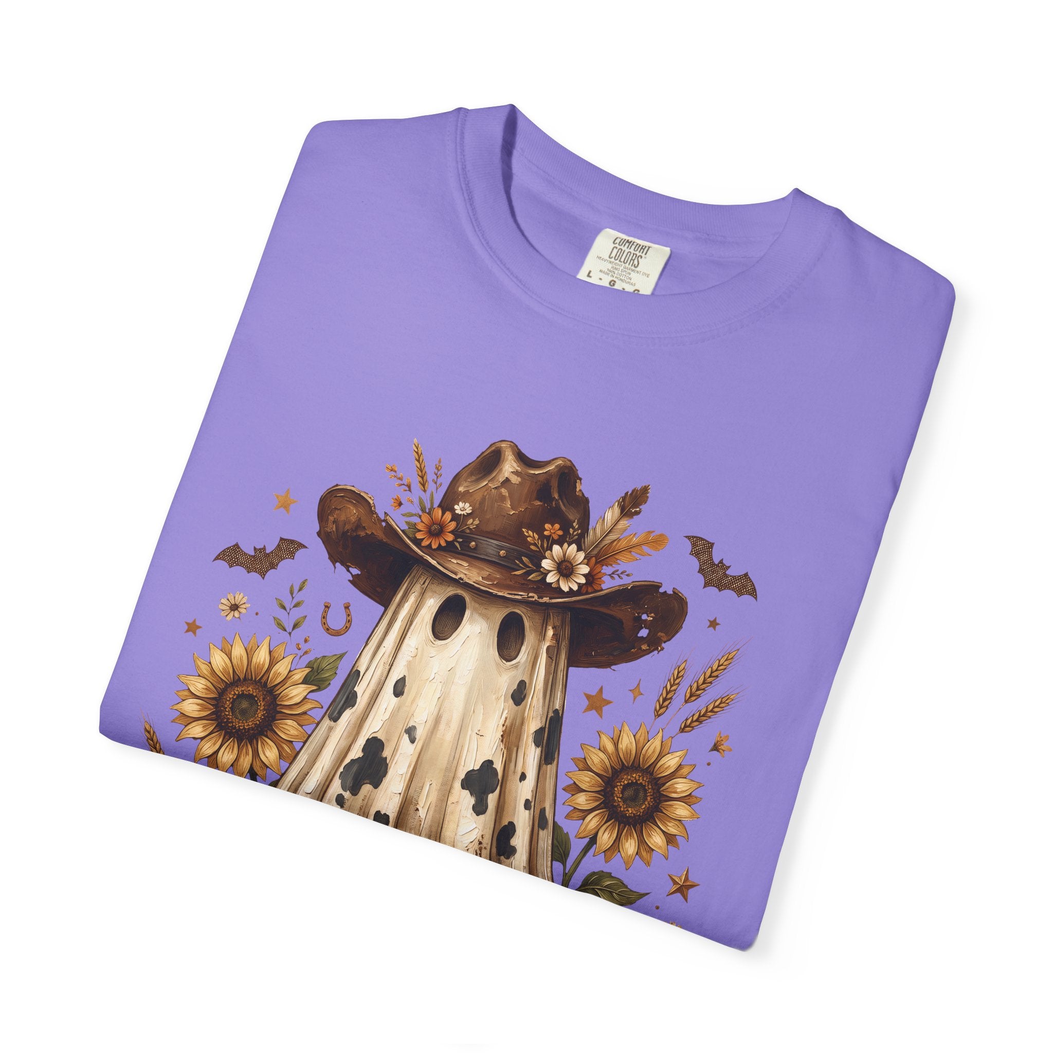 Ghost in Sunflower Cowboy T-Shirt