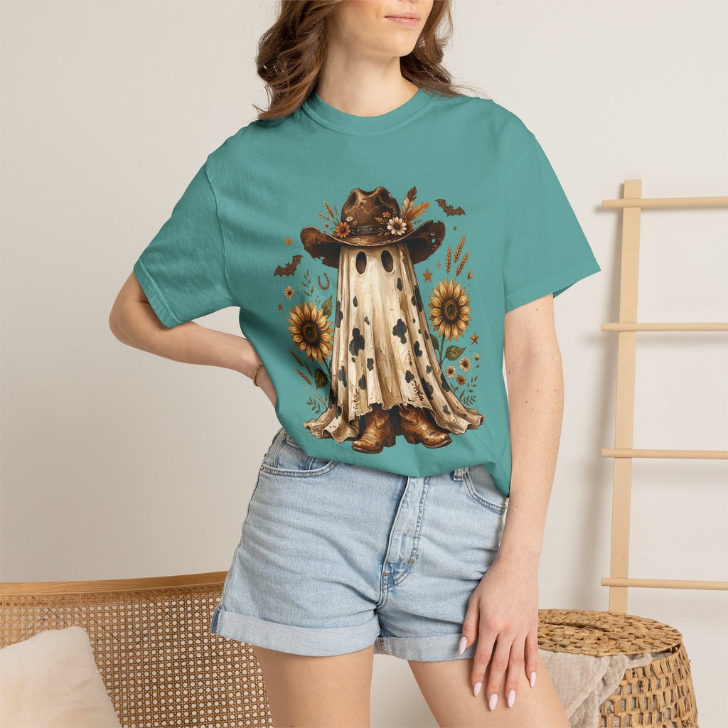 Ghost in Sunflower Cowboy T-Shirt