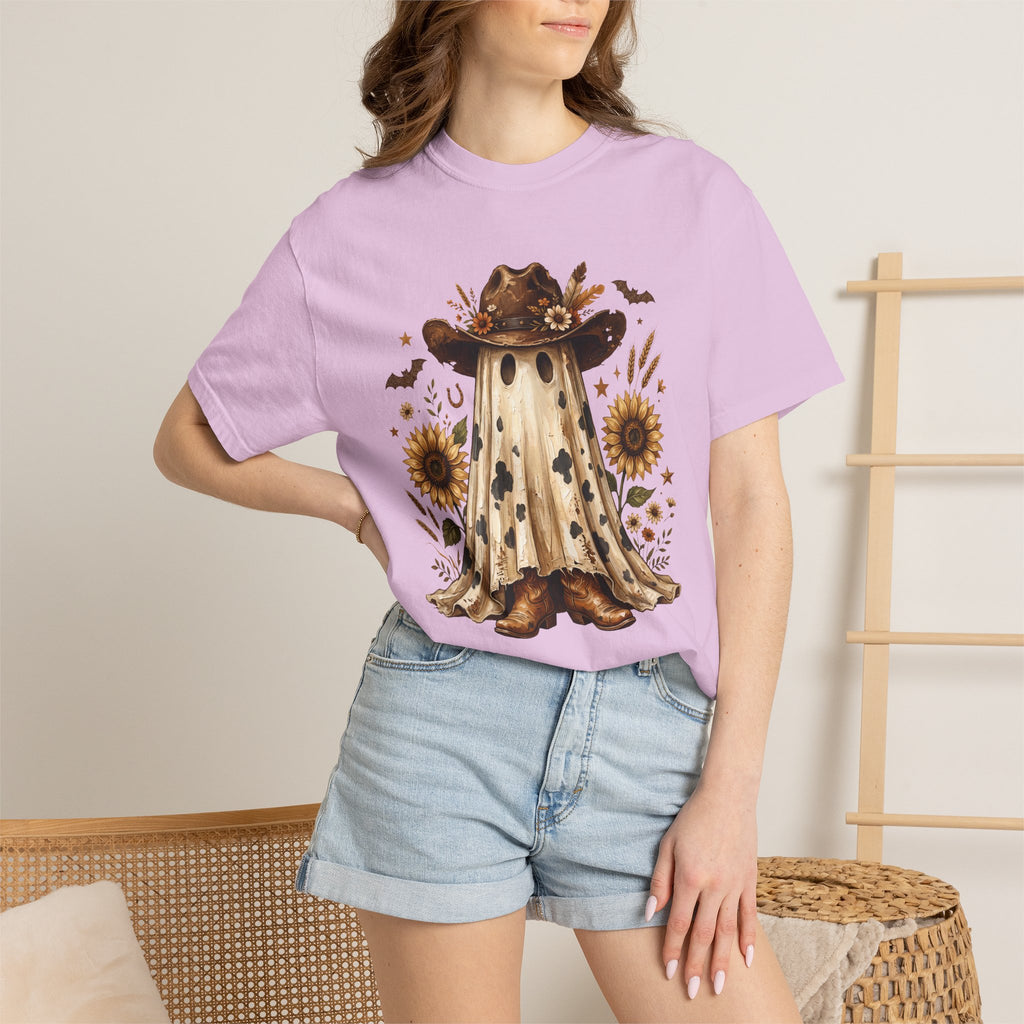 Ghost in Sunflower Cowboy T-Shirt