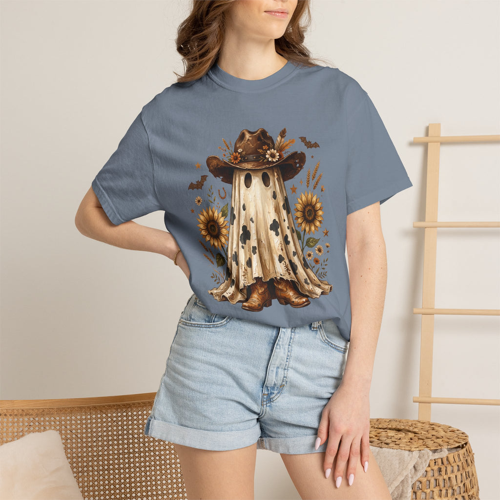 Ghost in Sunflower Cowboy T-Shirt