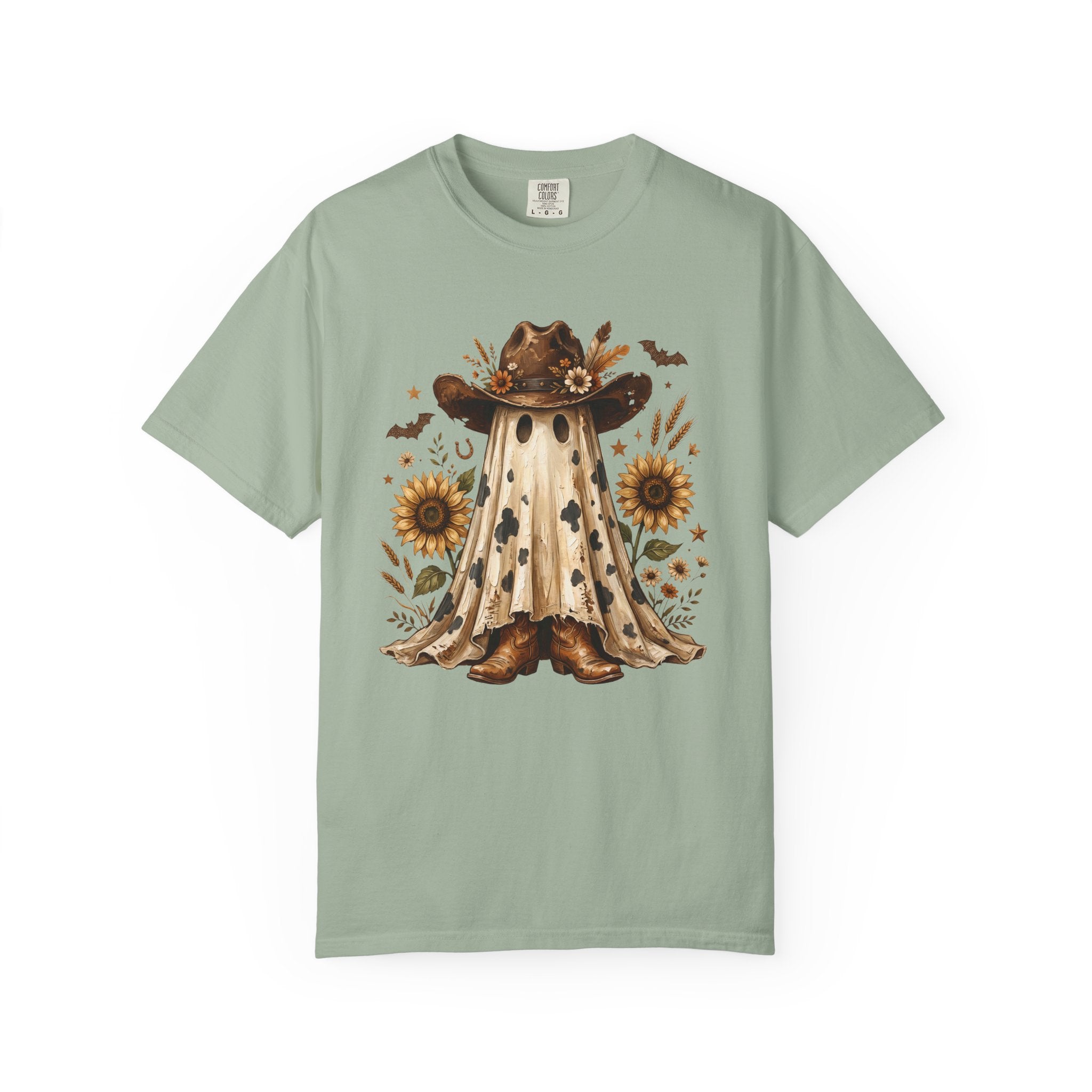 Ghost in Sunflower Cowboy T-Shirt