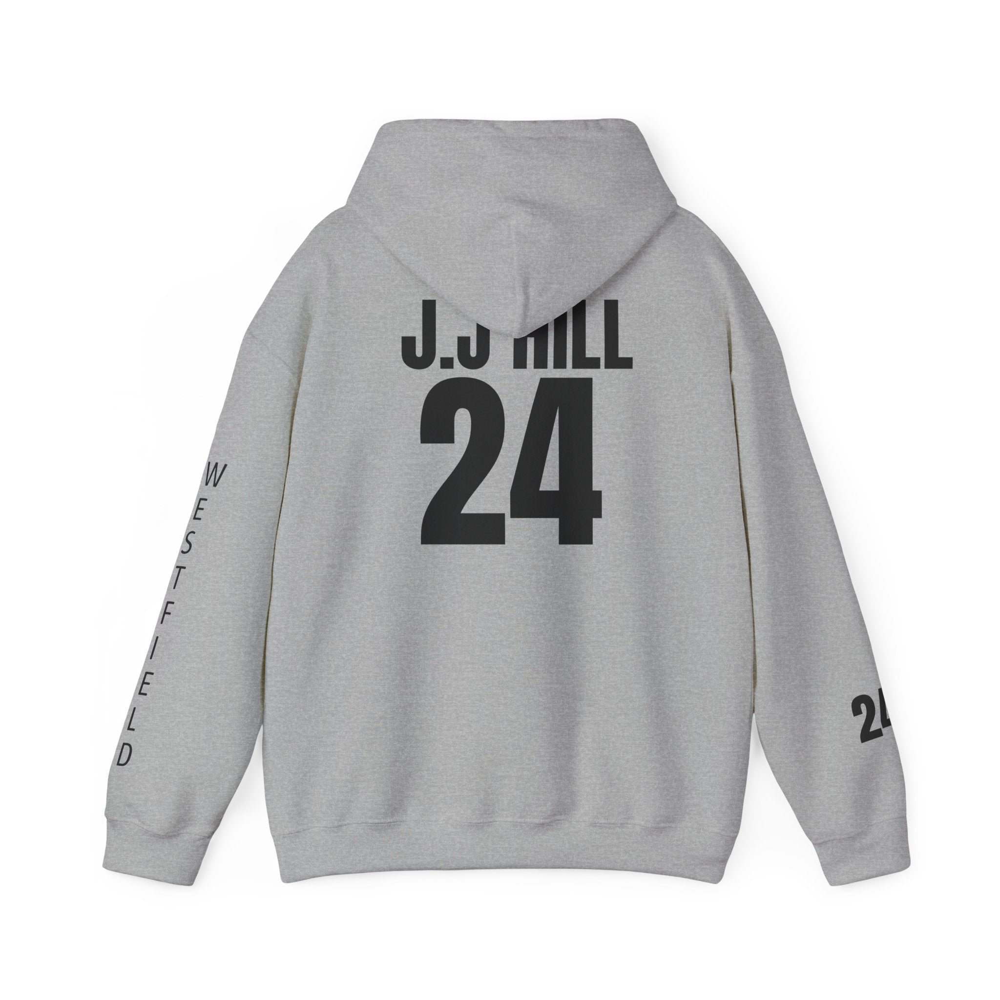 Senior Mom 2027 Football Hoodie — Custom Back & Sleeve Name/Number