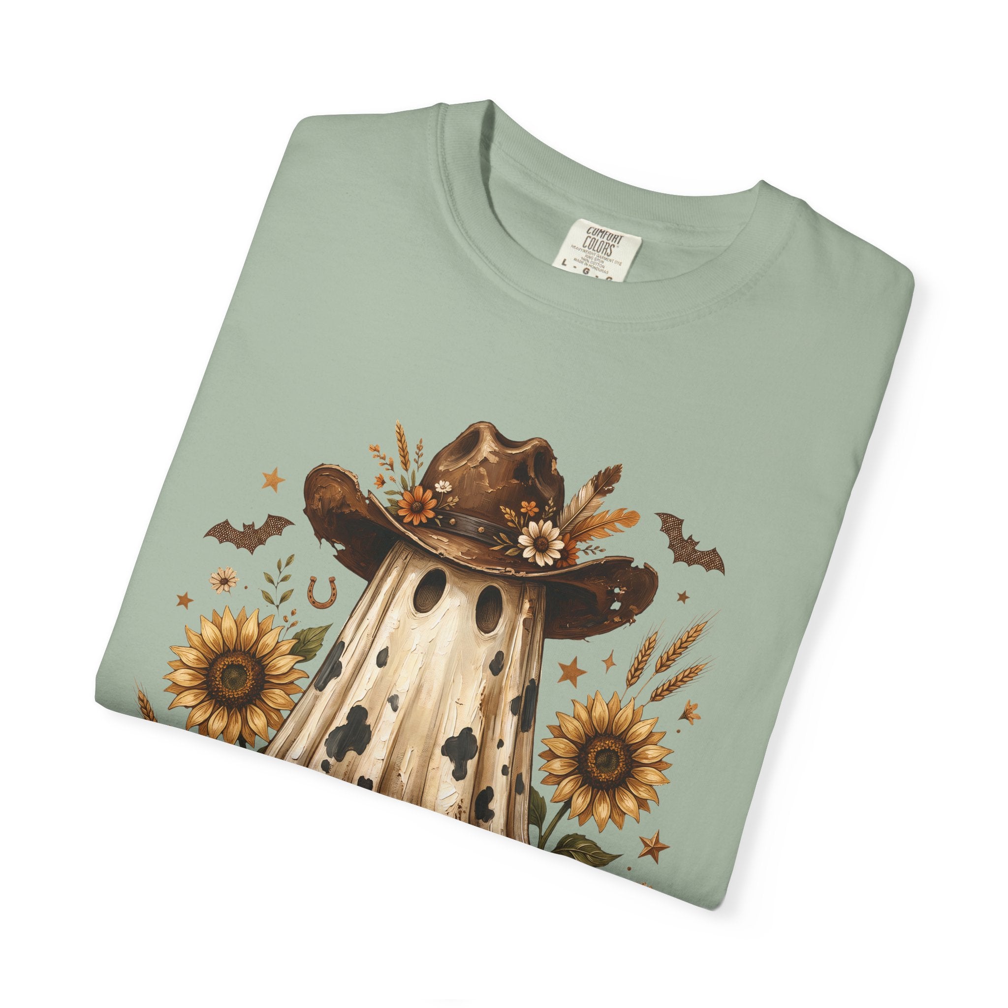 Ghost in Sunflower Cowboy T-Shirt