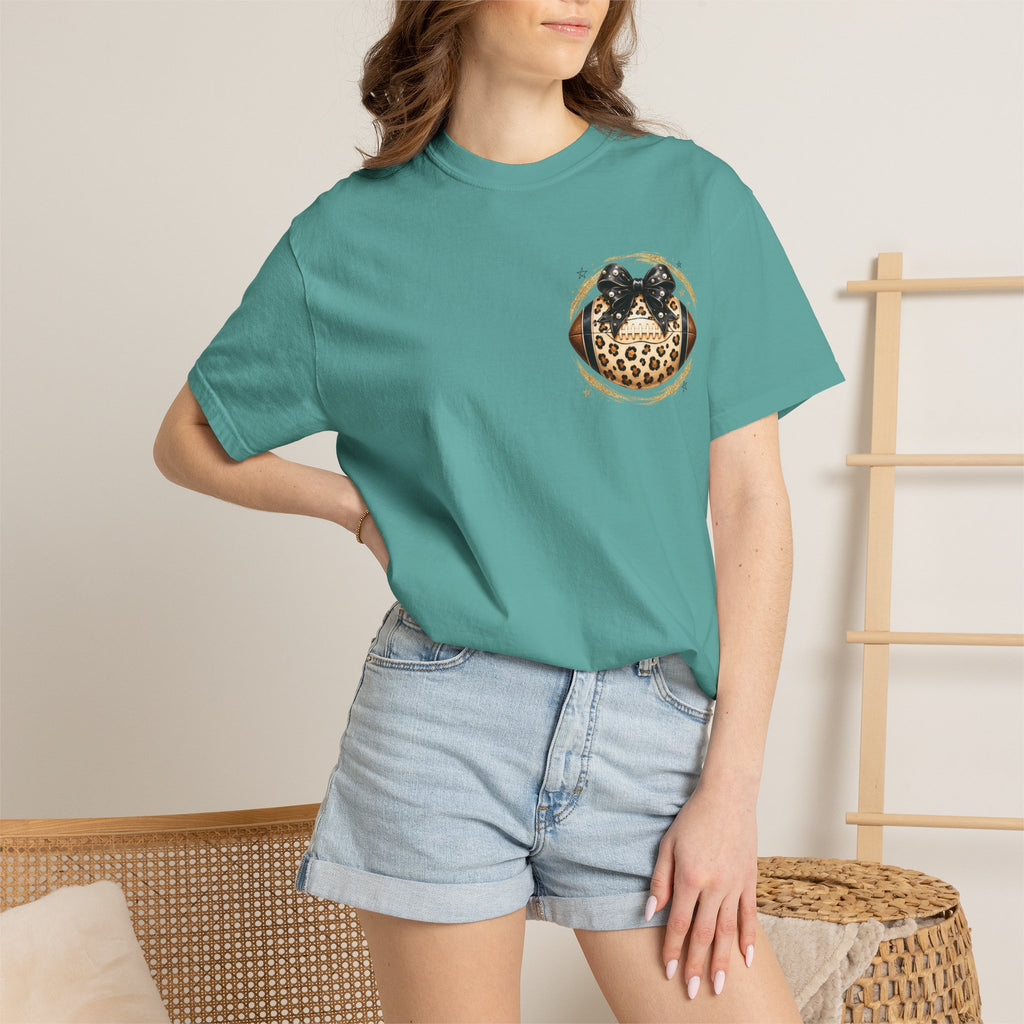 Football Hallelujah T-Shirt — Vintage Game Day Tee with Helmet & Pom Poms