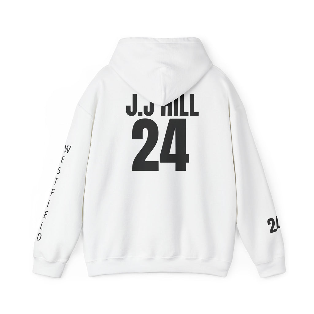 Senior Mom 2027 Football Hoodie — Custom Back & Sleeve Name/Number