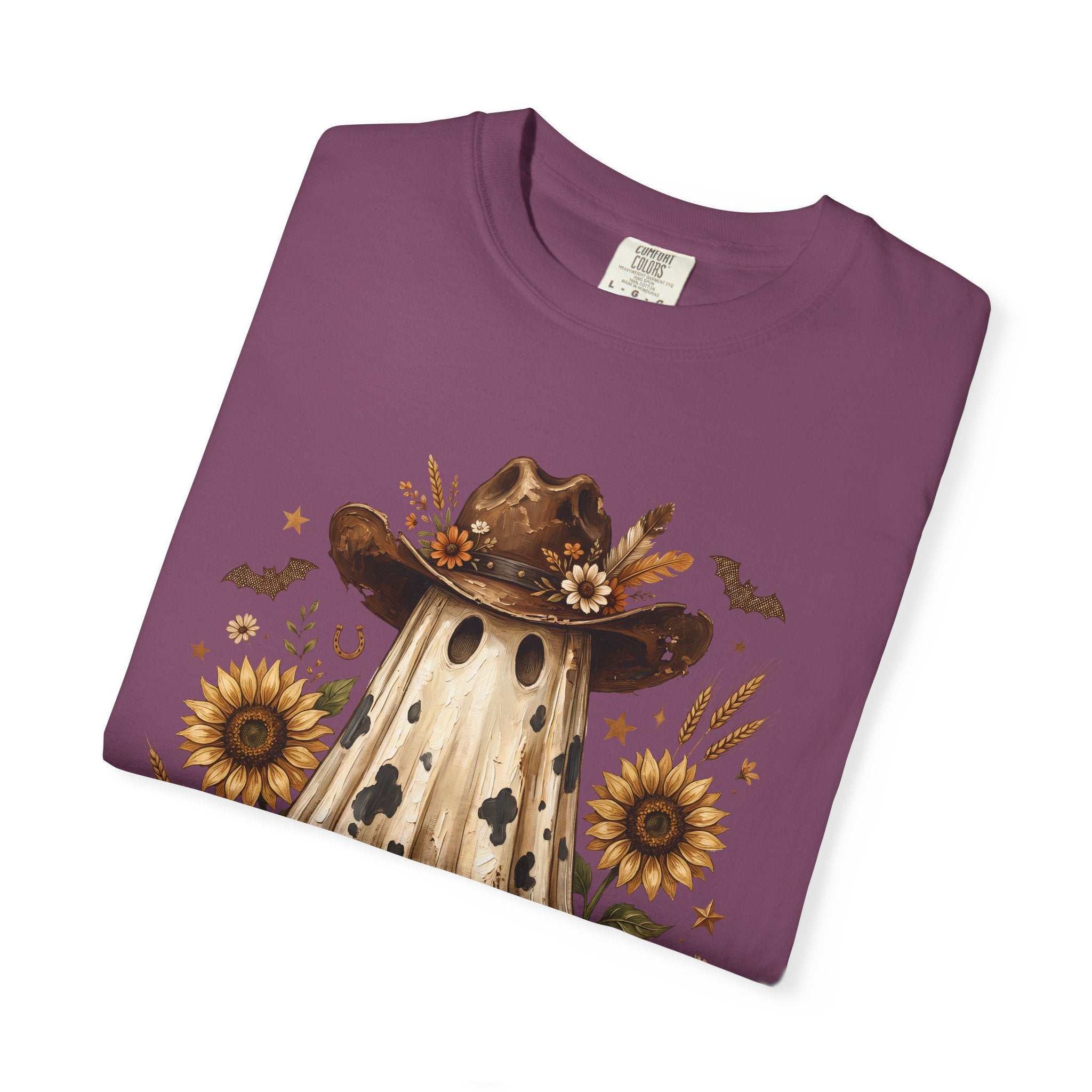 Ghost in Sunflower Cowboy T-Shirt