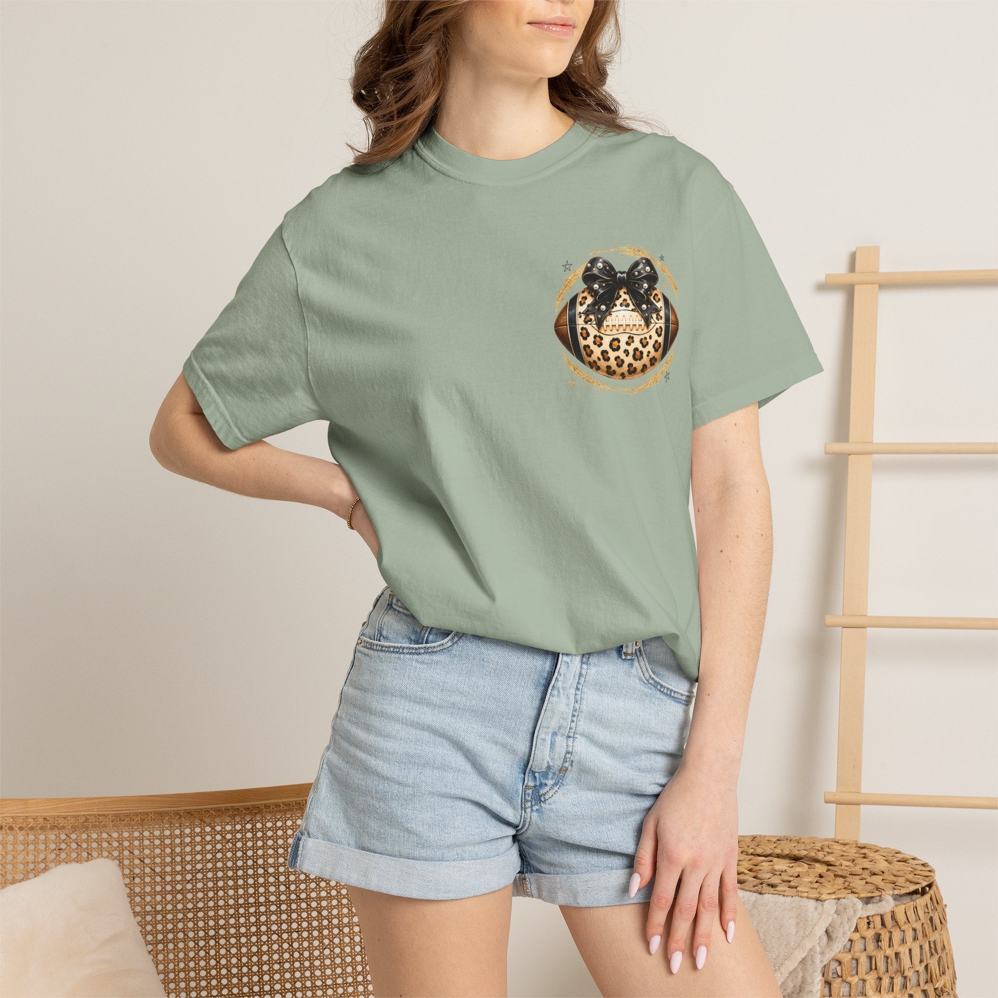 Football Hallelujah T-Shirt — Vintage Game Day Tee with Helmet & Pom Poms