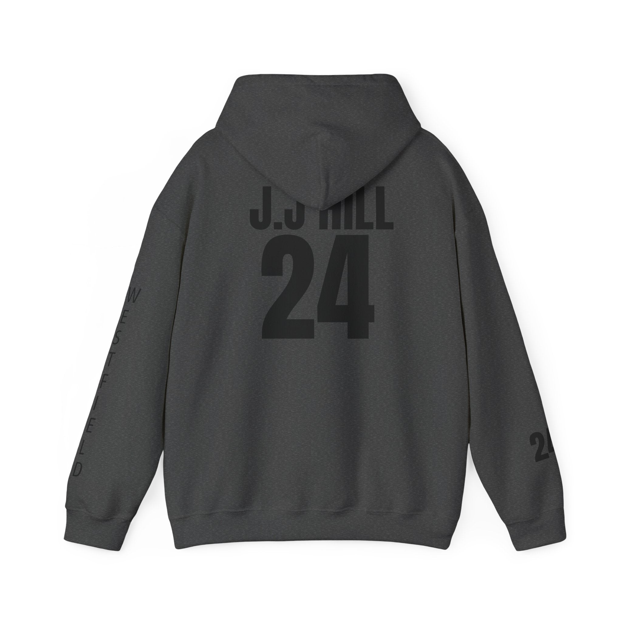 Senior Mom 2027 Football Hoodie — Custom Back & Sleeve Name/Number