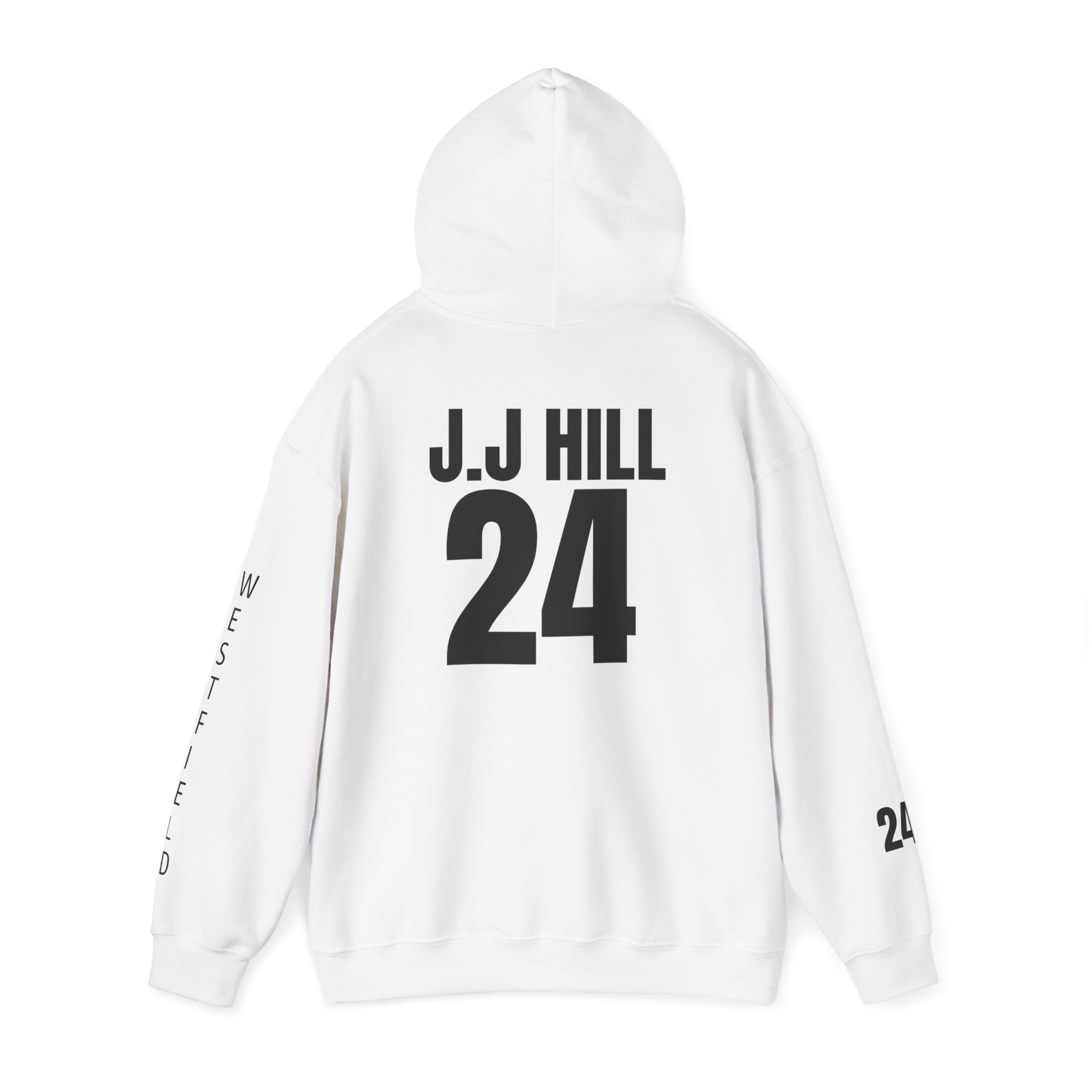 Senior Mom 2027 Football Hoodie — Custom Back & Sleeve Name/Number