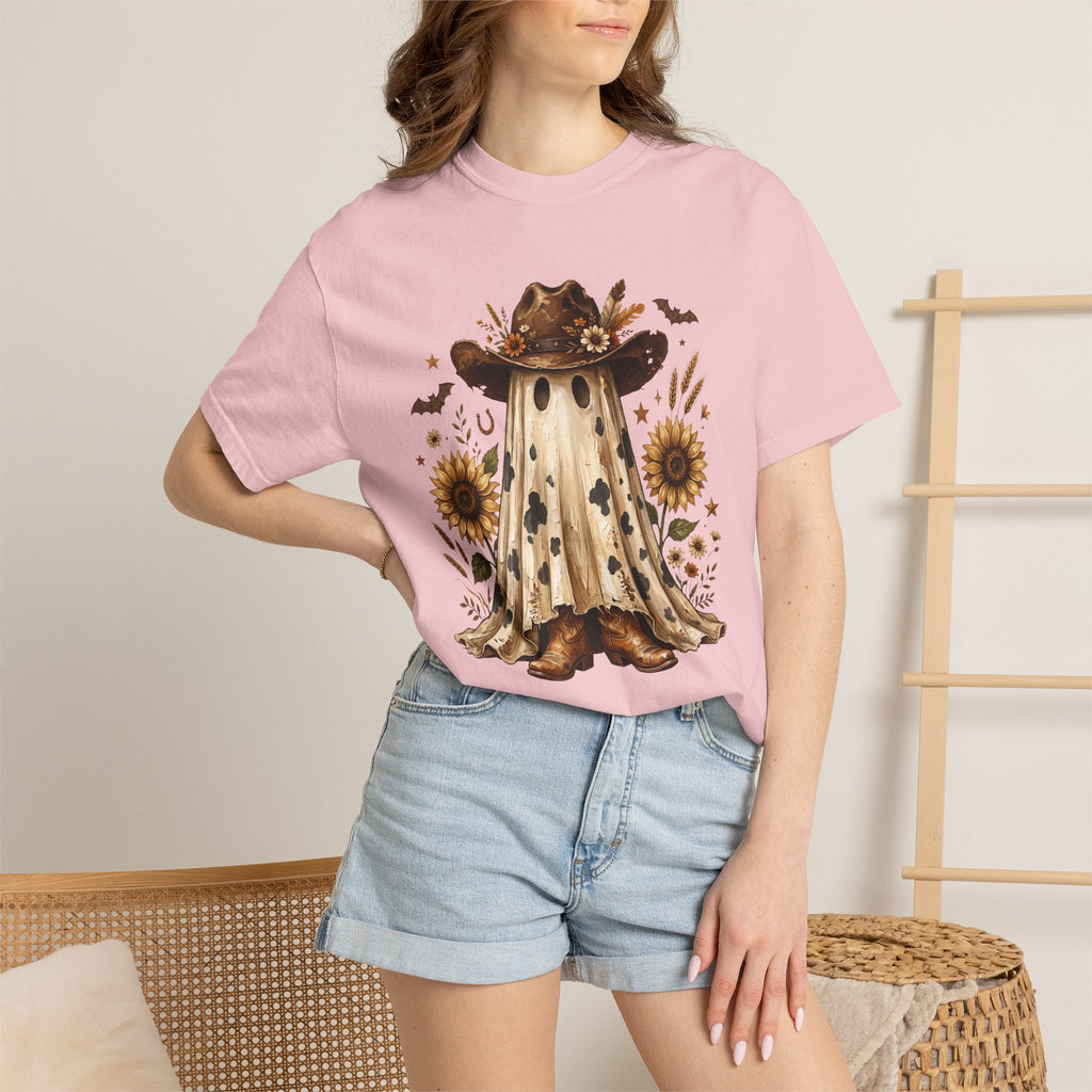 Ghost in Sunflower Cowboy T-Shirt