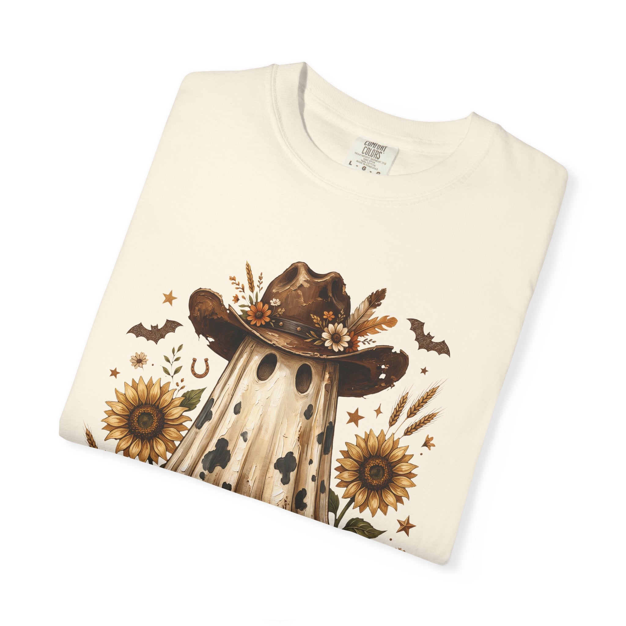 Ghost in Sunflower Cowboy T-Shirt