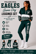 🦅 Philadelphia Eagles Inspired Women’s Game Day Leggings Set