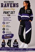 Baltimore Ravens Game Day Pant Set 💜🖤🏈